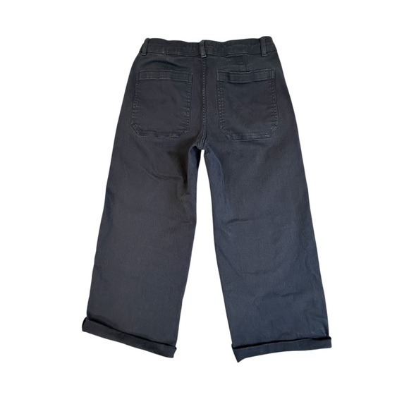 Everlane Navy Utility Straight Leg Cropped Rolled Hem Pant Size 8R #1862 - Picture 4 of 7